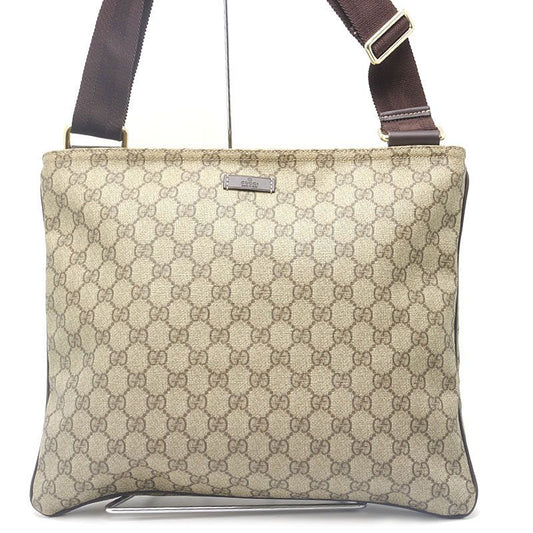 Gucci GG Supreme 201446 Shoulder Bag Beige