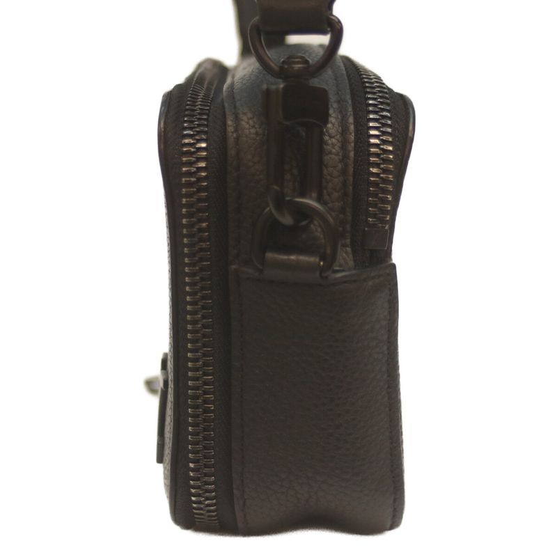 Louis Vuitton M59161 Grain Calf Alfa Wearable Wallet Shoulder Bag Noir Black