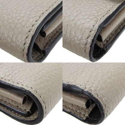 Louis Vuitton Long Wallet Portefeuille Capucines M61249 Gallet Beige Leather