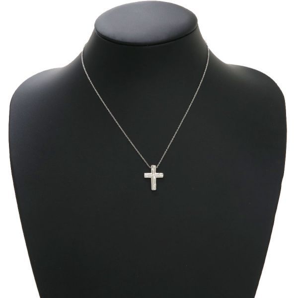 Tiffany & Co Diamond Dots Cross Necklace