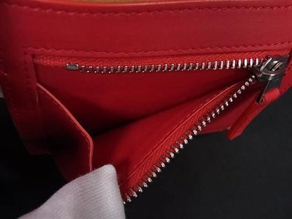 Bottega Veneta Leather Bifold Wallet Ladies Pink Bj2557