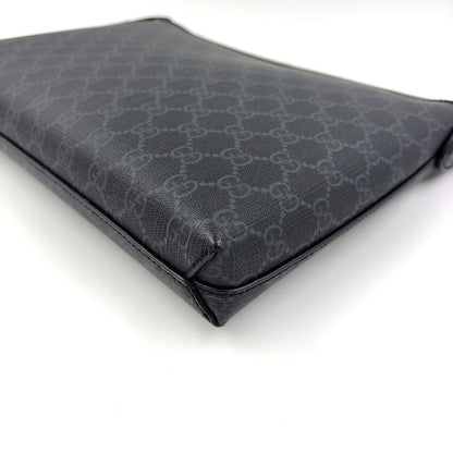 Gucci 2-way Bag Interlocking G GG Supreme Body Bag Canvas Black Shoulder Bag