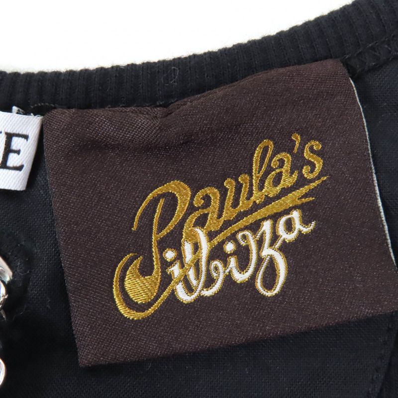 LOEWE×paulas Ibiza LOEWE×paulas Ibiza S616y27x32 Cropped Tank Top With Cotton