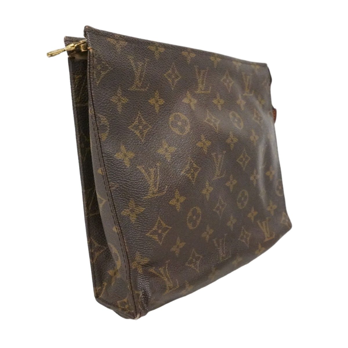 Louis Vuitton Clutch Monogram Pochette Toilet 26 Brown — view 2