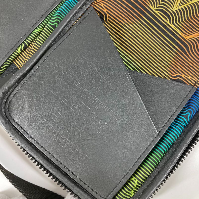 Louis Vuitton Shoulder Bag 3dmonogram Double Phone Pouch M80141 Nylon Black