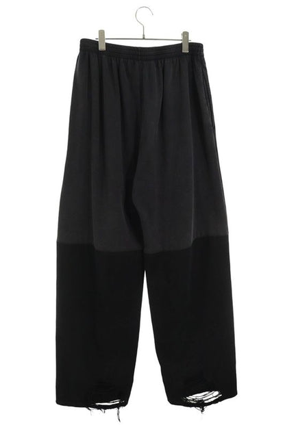 Balenciaga 745264 Tnw11 Sweatshirt-switched Oversized Denim Long Pants Men's S