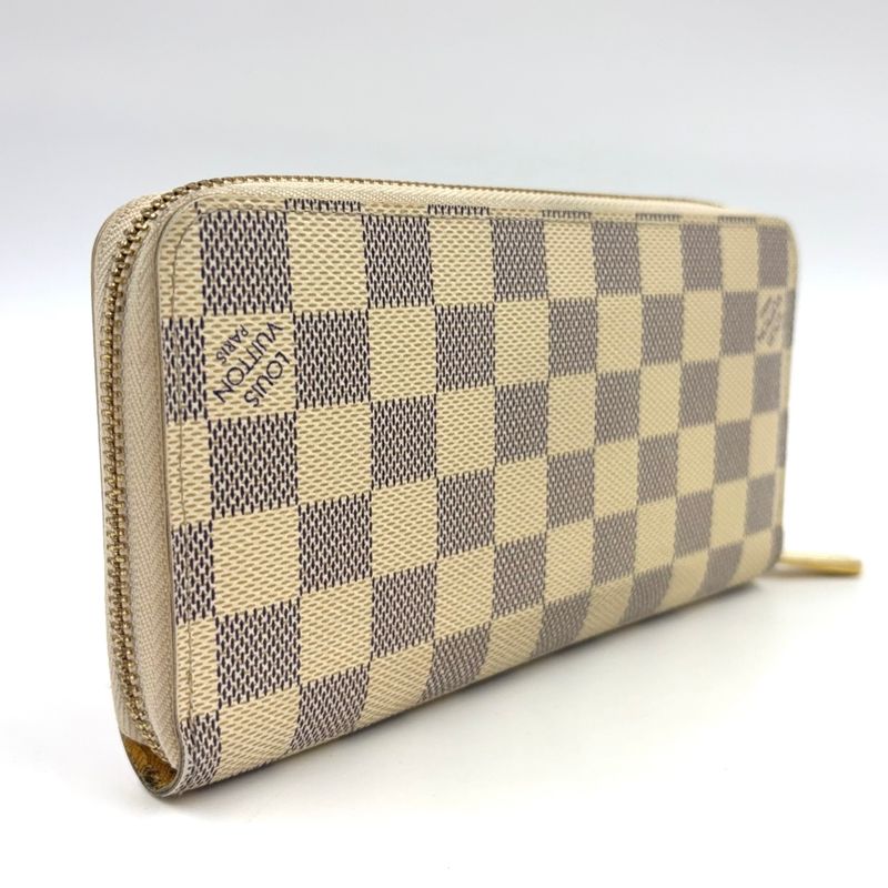 Louis Vuitton Damier Azure Illustre Zippy Wallet Round Zipper With Balloon