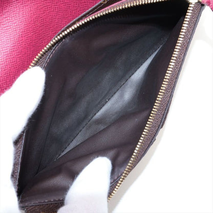 Louis Vuitton Monogram Portefeuille Emilie Zipper Long Wallet M41943 Brown ×