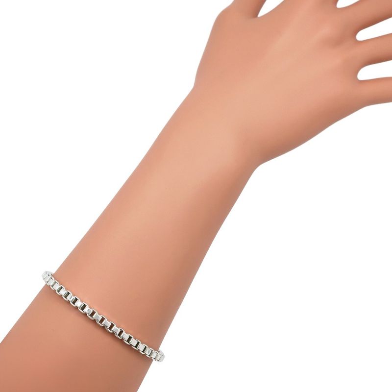 Tiffany & Co Venetian Silver 925 Ladies 15.2g Bracelet