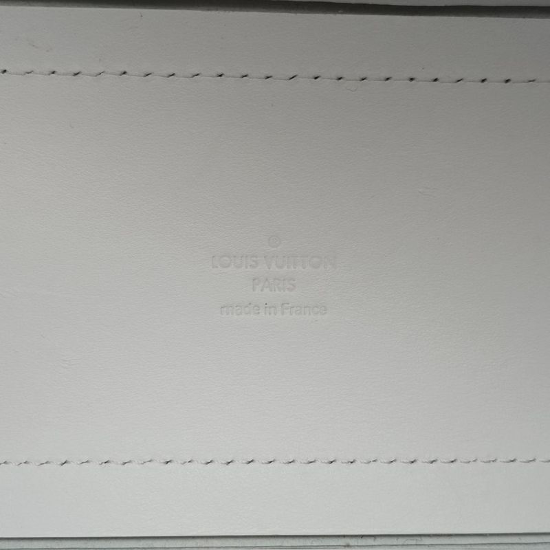 Louis Vuitton Soft Trunk Transparent X White Epi Plat Jouge M55602 Du3199
