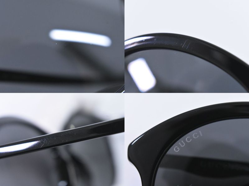 Authentic Gucci Sunglasses Eyewear Plastic Black Gg0257sa Eyeglasses Glasses