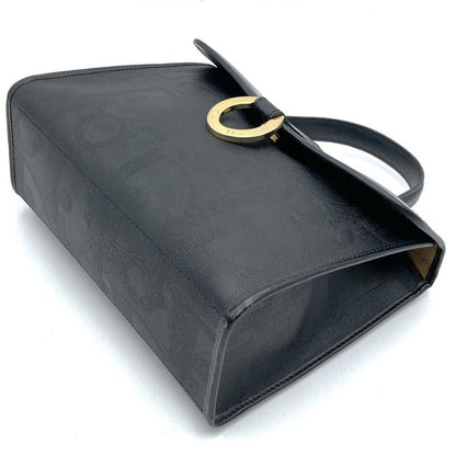 Dior Christian Dior Handbag Black PVC Trotter Total Ladies Fashion Branded High