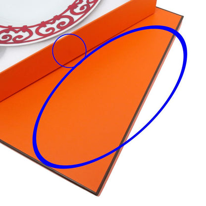 Hermes Supplate Gadal Kivil White RED Plate Pottery Tableware Accessorie