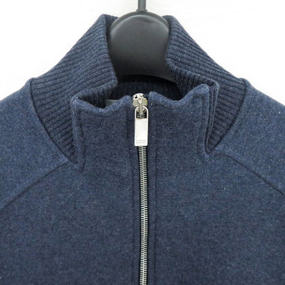 Dior Zip Up Blouson Jacket Long Sleeve 213j434a0796 Navy - XS Logo