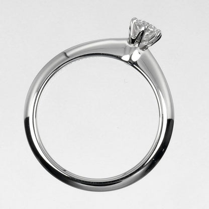 Tiffany & Co Solitaire 0.21ct Vs1/i/3ex Pt950platinum × Diamond #8 Ladies 3.62g