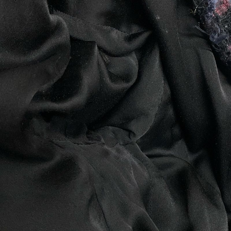 Chanel Coat Size 38 M Women's P27752 Black X Red X Multi Long Sleeves/ Collarles