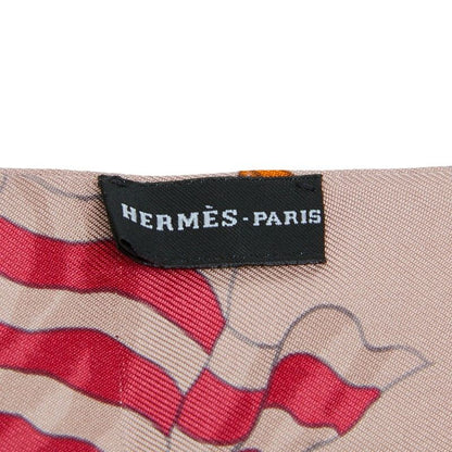 Hermes Twilly Flag Pink Multicolor Silk Women Hermes