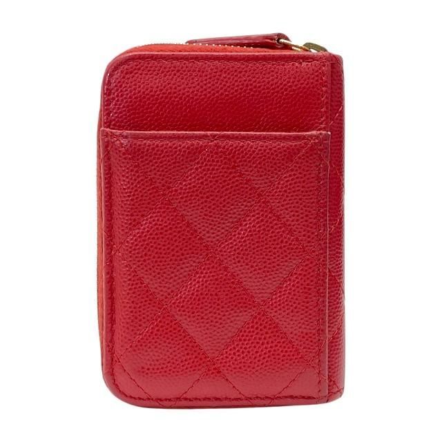 Chanel Matelasse Timeless Classic Caviar Skin Card Case Coin Case Coco Mark