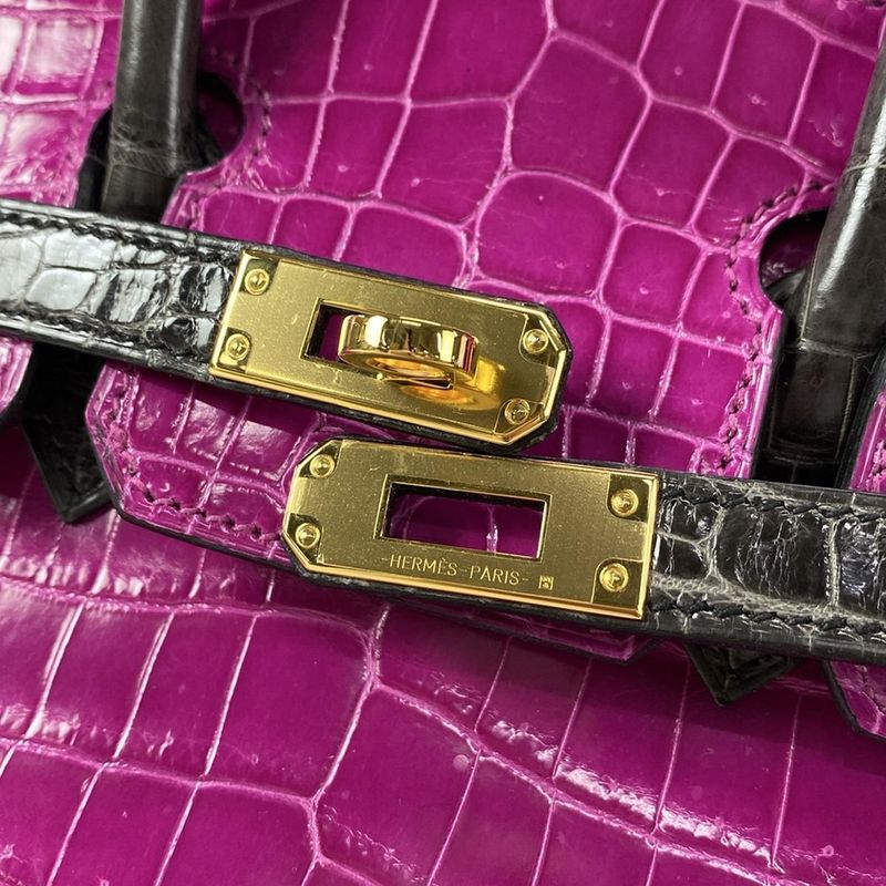 Hermes Handbag Birkin 25 Rose Scheherazade And Griffonce Gold Hardware /personal