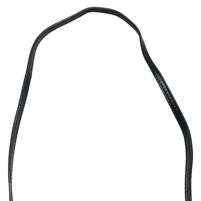 Balenciaga Shoulder Bag Navy Pochette 339937 Ivory And Black Leather