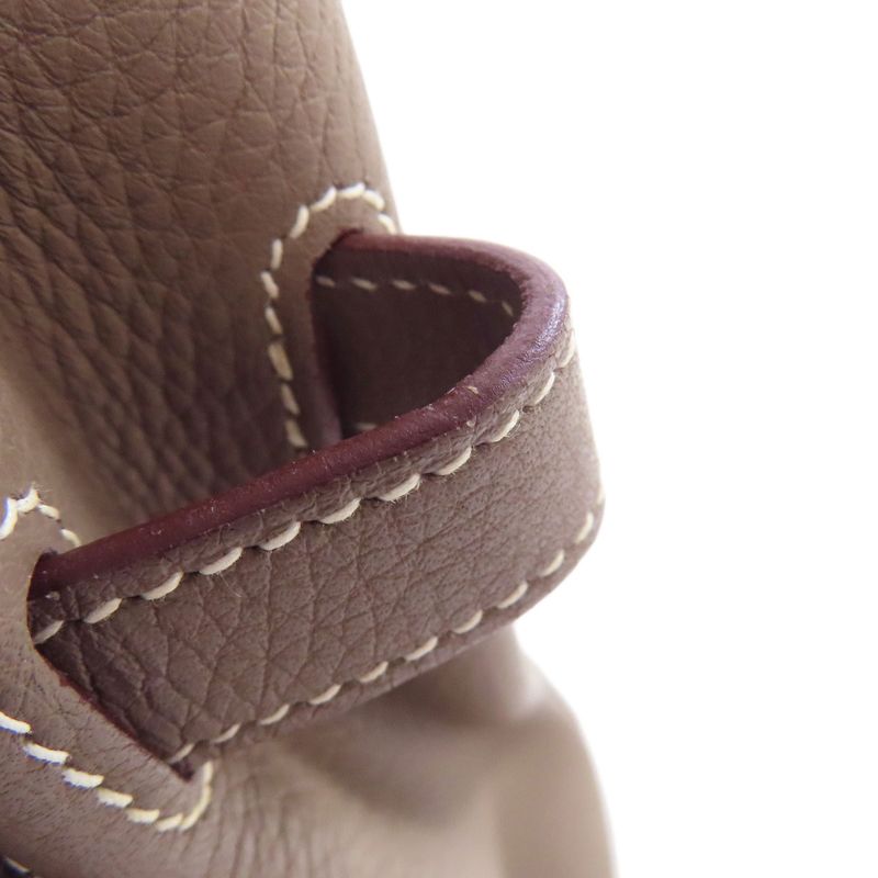 Hermes Birkin 30 Etape Silver Hardware Handbag Taurillon Women