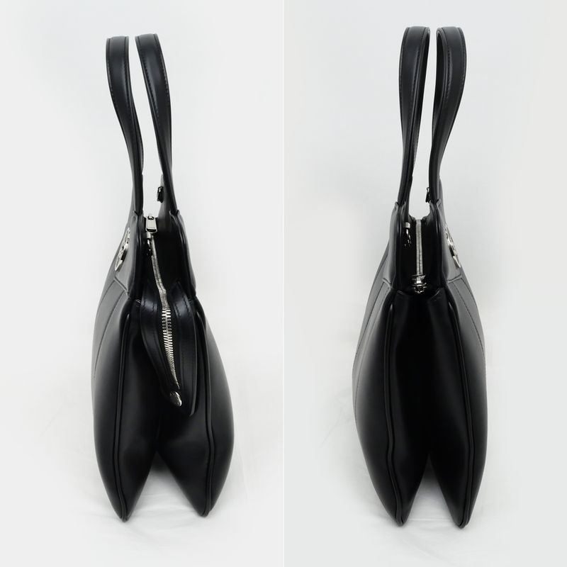 Gucci Petit GG Small Hand Bag 745918 Black 2way Chain Shoulder -