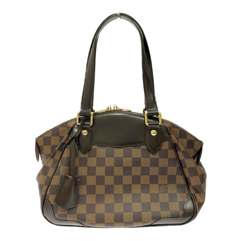 Louis Vuitton N41117 Damier Canvas Verona PM Shoulder Bag Brown 353907 Shoulder