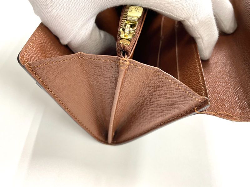 Louis Vuitton Monogram Pochette Portmonnaie Cles Di Long Wallet M61726 Brown