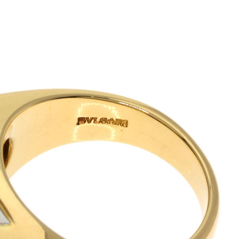 Bvlgari Bulgari Tronquet Ring - Ring 18K Yellow Gold SS Ladies
