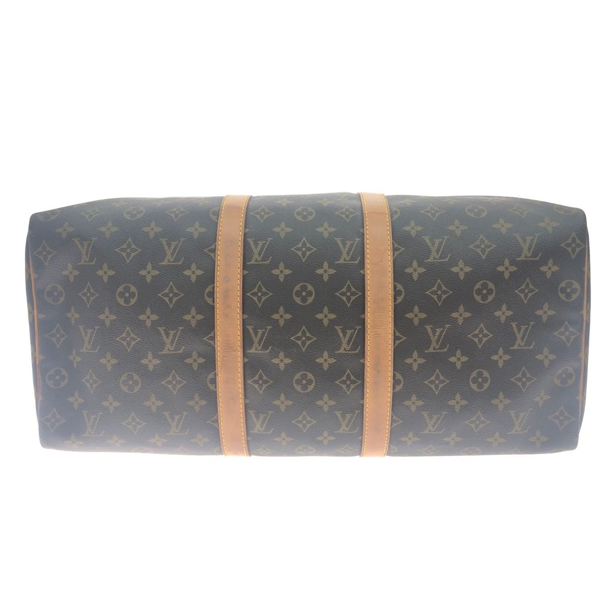Louis Vuitton Unisex Boston Bag Monogram Keepall 50 Key Miss Ing M41426 Brown