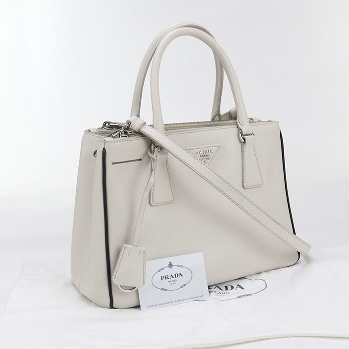 Prada 2WAY B2863y NZV F0n13 Tote Bag Saffiano Leather Women