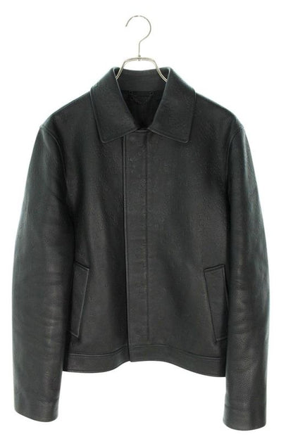 Louis Vuitton 22AW Rm222m RMT Hnl08w Damier Spread Leather Jacket Men 44