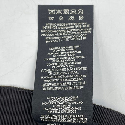 Gucci Hat Baseball Cap Leather GG Logo Blawan Men's Size XL