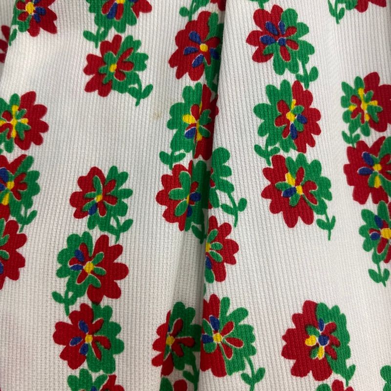 Yves Saint Laurent Flower Print Set Up Suit White 36