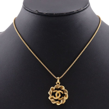 Chanel Coco Mark Vintage Gold Plated Ladies 7.5g Necklace