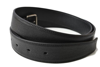 Saint Laurent Belt Men's Saint Laurent Stack Loop Smoo Scuff Zar Black 483197