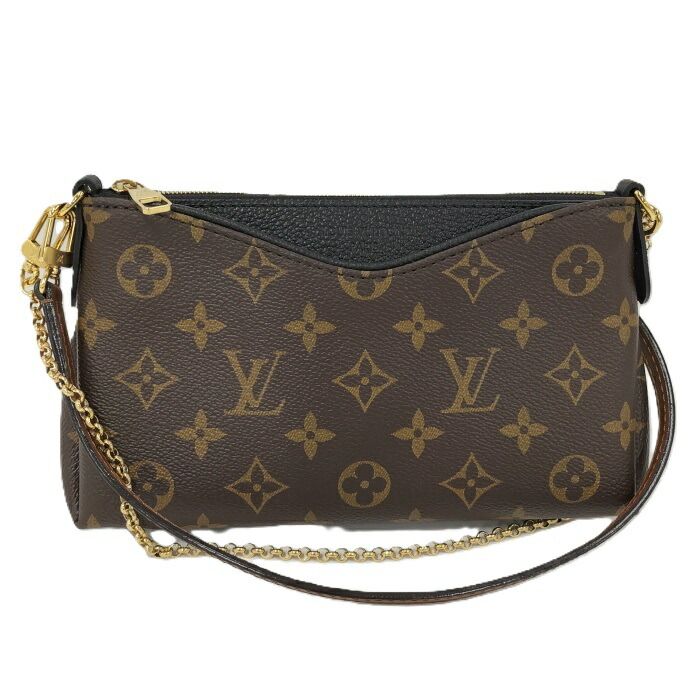 Louis Vuitton Pallas Clutch 2WAY Shoulder Bag Monogram Brown M41639