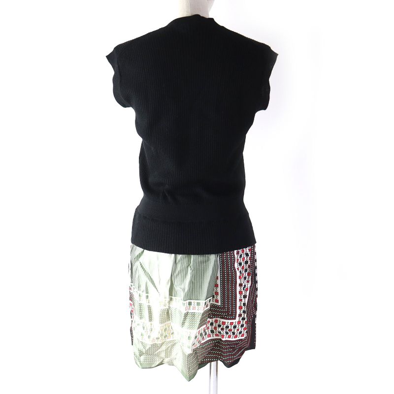 Louis Vuitton 18SS Silk Switch With Logo Button Partially All-over Pattern