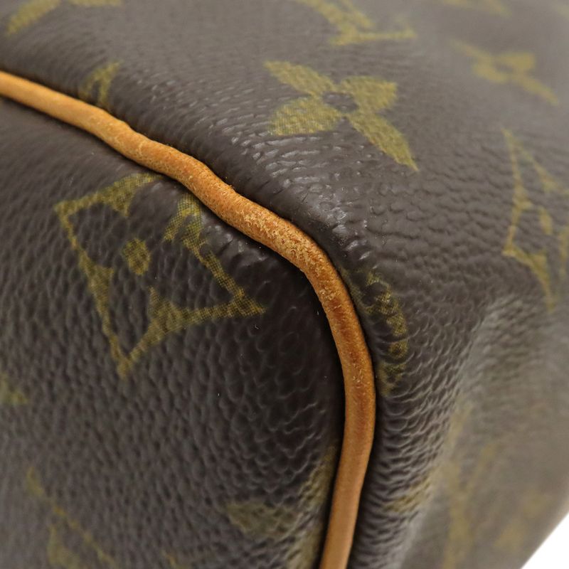 Louis Vuitton Handbag Speedy 30 Monogram Canvas Monogram Gold Hardware Brown