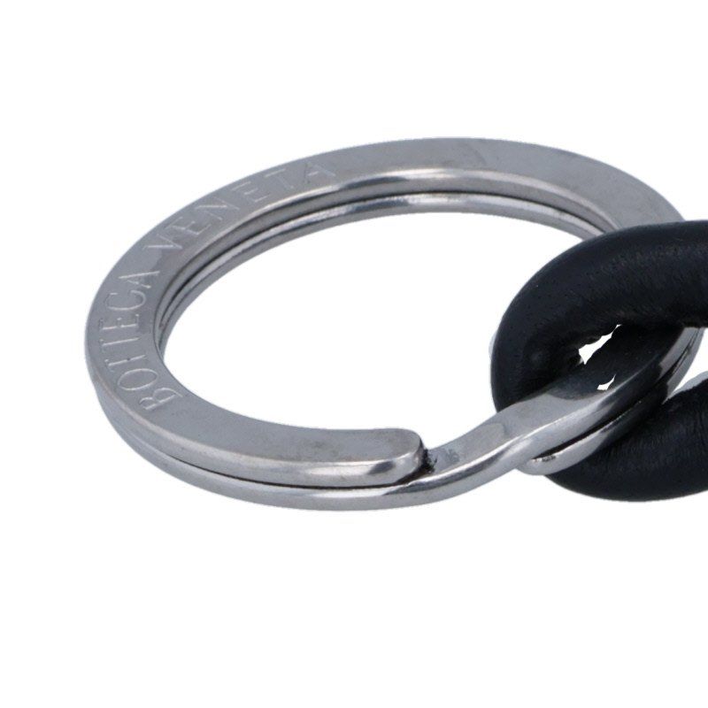 Bottega Veneta Leather Necklace With Ring Men's