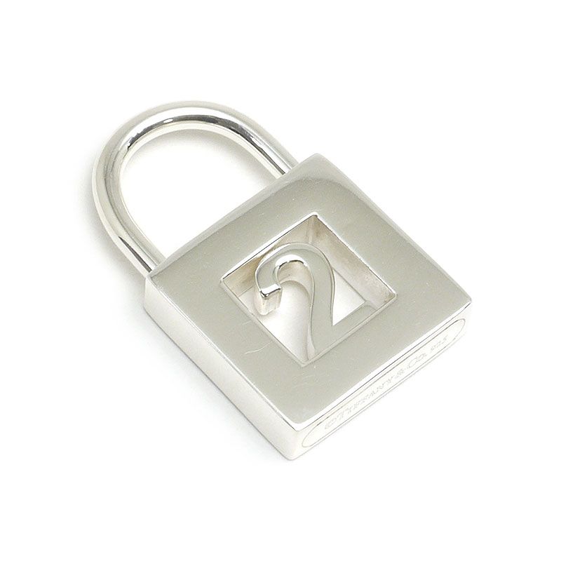Tiffany & Co Tiffany & Co Lock Charm Pendant Top Number "2" Numeric Design