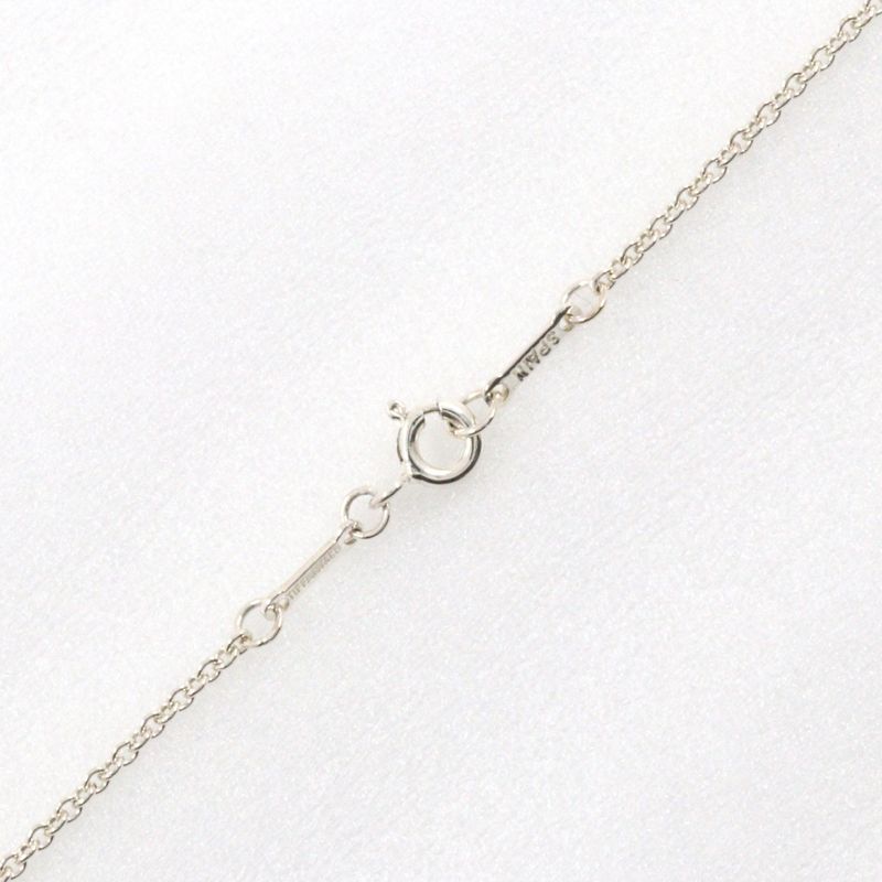 Tiffany & Co Open Heart Large Elsa Peretti 925 Silver Ladies 16.1g Necklace