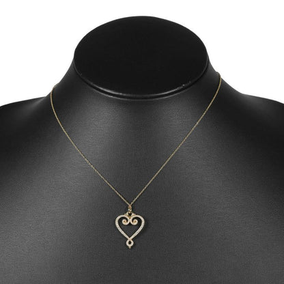Tiffany & Co Venezia Goldoni Heart Paloma Picasso 18K Yellow Gold And Diamonds