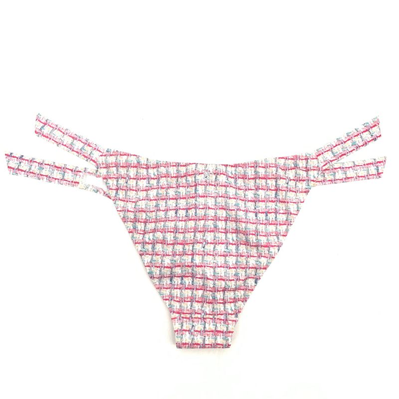 Chanel Swimsuit Bikini Bottom P71328v64080 2022 22M With Box With Camellia