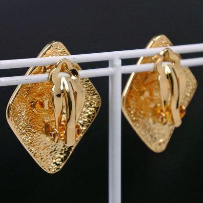 Chanel Coco Mark Gold Plated Ladies 18.5g Earrings