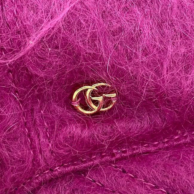 Gucci Cap Ec21833 Purple GG Marmont 729349