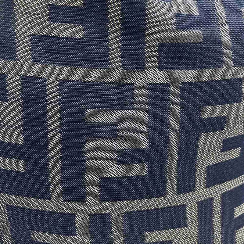 Fendi Handbag Khaki Nylon And Leather Zucca Women Men