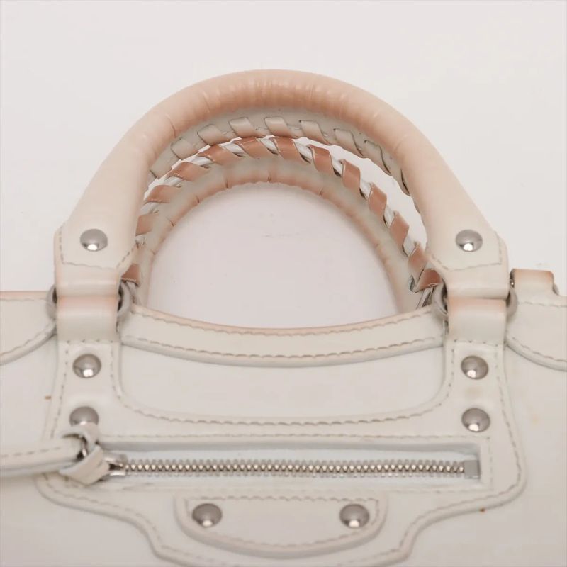 Balenciaga Neo Classic City Croc Embossed Leather 2WAY Handbag Crossbody