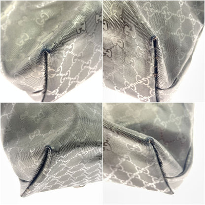 Gucci GG Implement Tote Bag Shoulder Bag 211137 Gray Delivery As Is