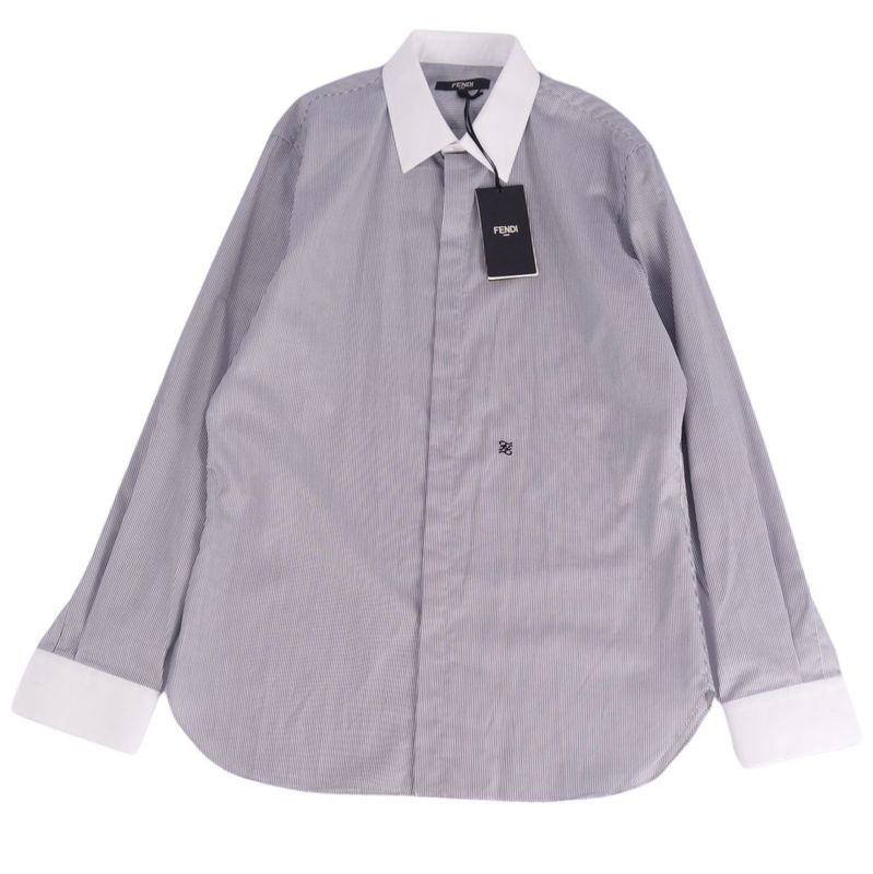 Fendi Shirt 2021 Long Sleeves Long Sleeves Stripe